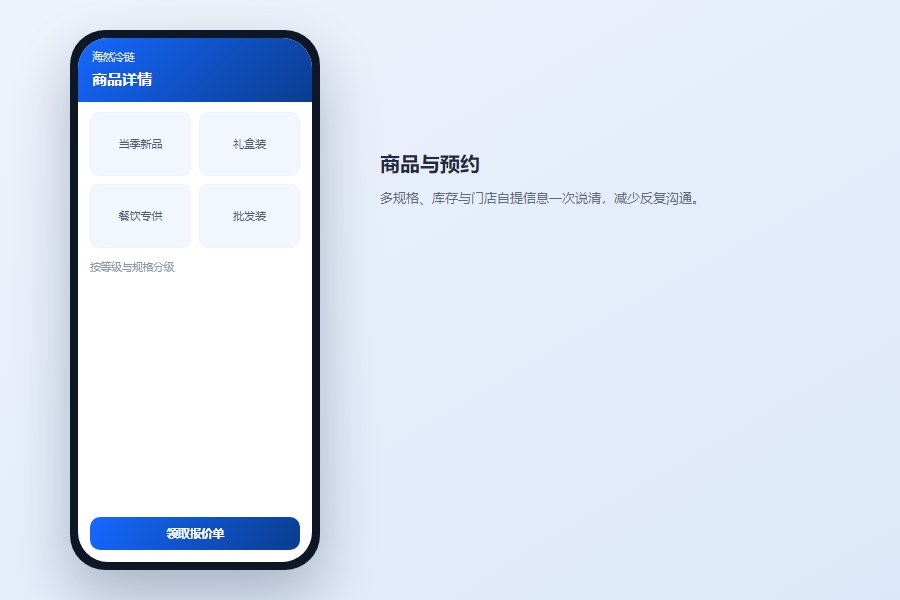 详情页：规格、库存与下单路径